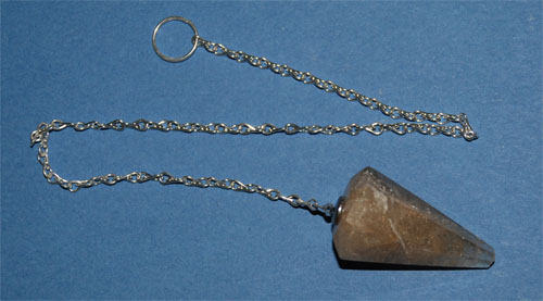 Pendule à facettes Cristal Rutile